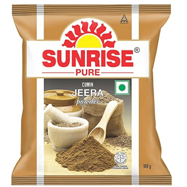 Sunrise Jeera Powder – 50g Pouch | Premium Quality Cumin for Authentic Flavor & Aroma