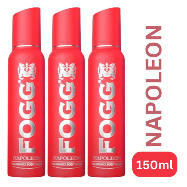 Fogg Napoleon Body Spray for Men – 150ml | Long-Lasting Masculine Fragrance | Intense & Bold Scent for Daily Freshness