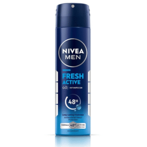 Nivea Men Fresh Active Deodorant Body Spray – 150ml | Long-Lasting Freshness | Ocean Extracts | 48H Odour Protection