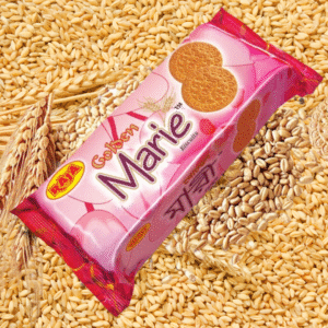 Raja Golden Marie Biscuit – Light & Crispy Tea-Time Snack | Classic Taste | 300g Pack