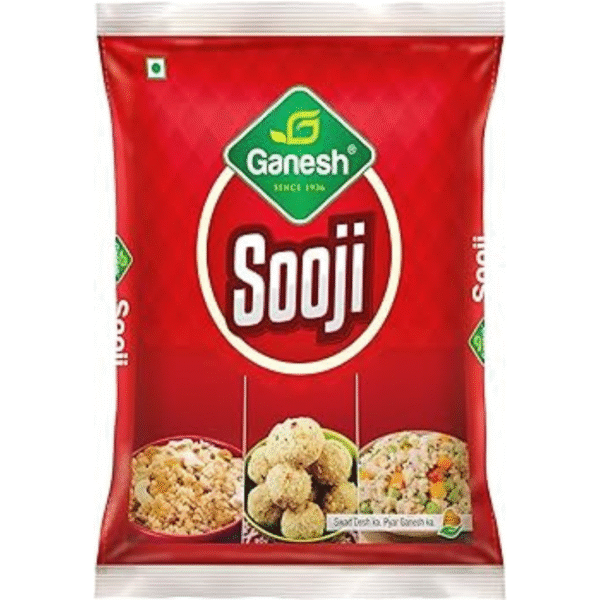Ganesh Sooji – 200g Pack | Premium Quality Semolina for Halwa, Idli & Upma