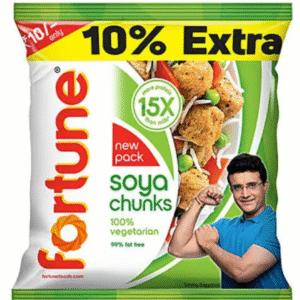 Fortune Soya Chunks – Small Pack (40g) | High Protein | ₹10 Only