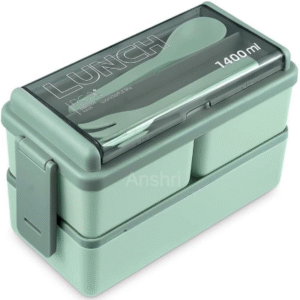 Double Decor Lunch Box – Stylish & Compact Food Storage Solution