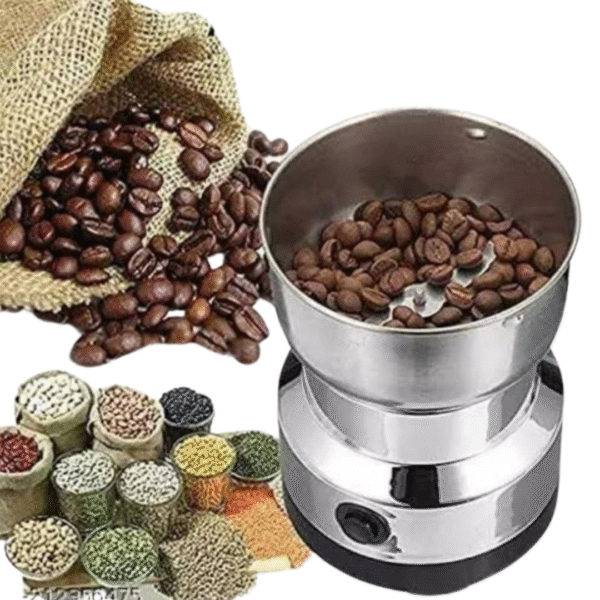 Nima Steeles Multipurpose Electric Grinder – High-Speed Stainless Steel Spice, Coffee & Dry Food Grinder (150W)