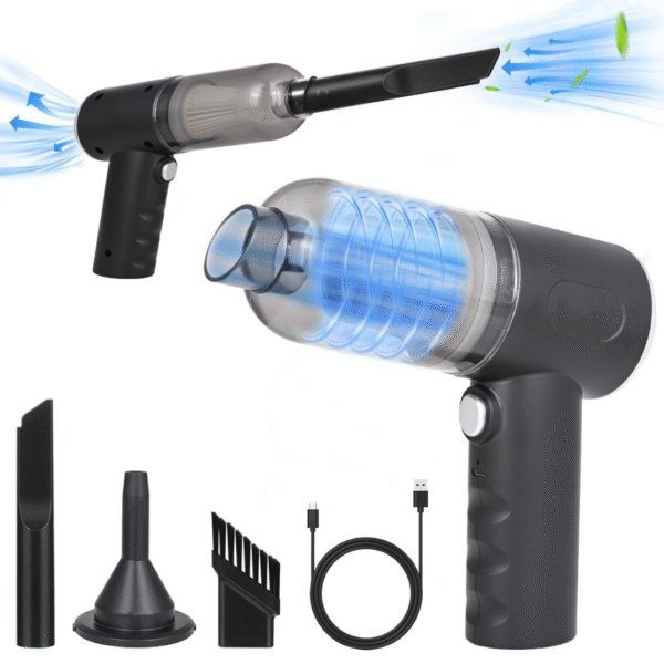 3-in-1 Multi-Function Vacuum Cleaner – Powerful Suction, Blower & Inflator for Home, Car & Office Use