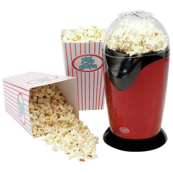 Home Popcorn Maker – Real Electric Popper for Healthy, Oil-Free Snacks