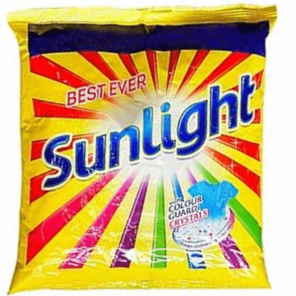 Sunlight Detergent Powder – 500g Pack | Powerful Stain Removal with Long-Lasting Freshness