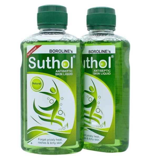 Boroline Suthol Fresh Neem Antiseptic Skin Liquid – 100ml | Soothing Relief from Itching, Rashes & Skin Infections
