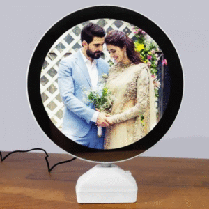 Magic Mirror Photo Frame – LED Mirror with Personalized Photo Display