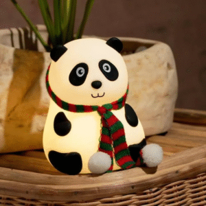 Silicone Panda Night Lamp – Soft, Rechargeable & Touch-Sensitive LED Light for Kids & Home Decor