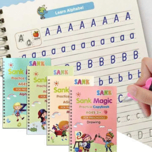 Sank Magic Practice Copybook – Reusable Handwriting Learning Book for Kids